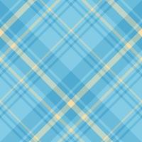 Seamless pattern in excellent light and dark blue and yellow colors for plaid, fabric, textile, clothes, tablecloth and other things. Vector image. 2