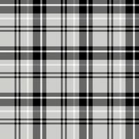 Seamless pattern in amazing white, grey and black colors for plaid, fabric, textile, clothes, tablecloth and other things. Vector image.