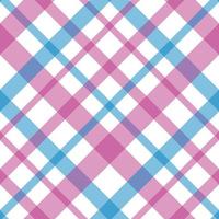 Seamless pattern in amazing white, blue and pink colors for plaid, fabric, textile, clothes, tablecloth and other things. Vector image. 2