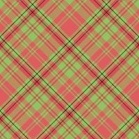 Seamless pattern in amazing red, green and black colors for plaid, fabric, textile, clothes, tablecloth and other things. Vector image. 2