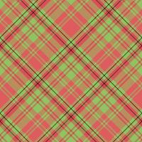 Seamless pattern in amazing red, green and black colors for plaid, fabric, textile, clothes, tablecloth and other things. Vector image. 2