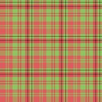Seamless pattern in amazing red, green and black colors for plaid, fabric, textile, clothes, tablecloth and other things. Vector image.