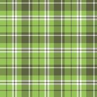 Seamless pattern in exquisite bright and dark green and white colors for plaid, fabric, textile, clothes, tablecloth and other things. Vector image.