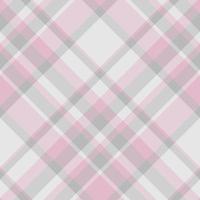 Seamless pattern in cute light pink and grey colors for plaid, fabric, textile, clothes, tablecloth and other things. Vector image. 2