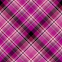 Seamless pattern in amazing pink and black colors for plaid, fabric, textile, clothes, tablecloth and other things. Vector image. 2