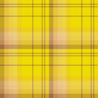 Seamless pattern in amazing yellow, brown and beige colors for plaid, fabric, textile, clothes, tablecloth and other things. Vector image.