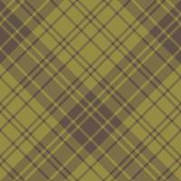 Seamless pattern in discreet brown and swamp green colors for plaid, fabric, textile, clothes, tablecloth and other things. Vector image. 2