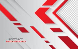 Red white modern abstract background design. vector