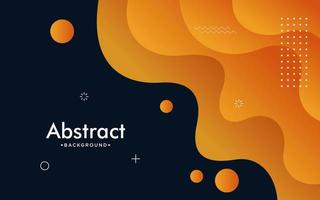 Dynamic textured background design in 3D style with orange color. vector