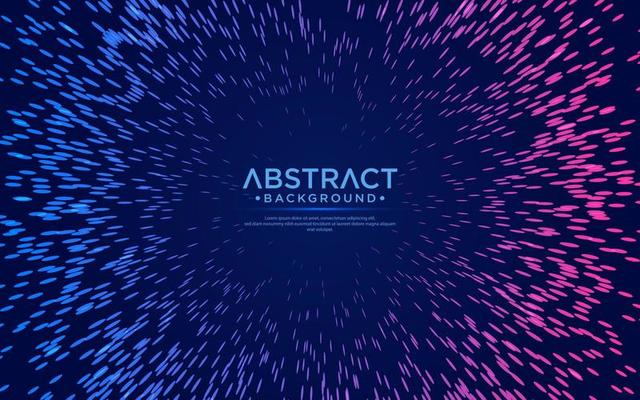 Dynamic abstract liquid flow particles background. Shining abstract particle flow background. Futuristic background with dots combination.