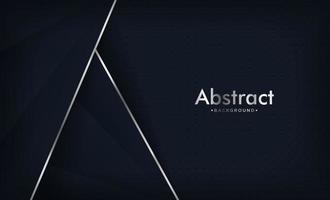 Black modern material header with diagonal silver lines. Banner for your business. Vector abstract widescreen background