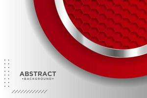 Red white modern abstract background design vector