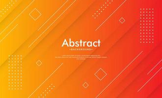 Abstract Yellow and Orange Colored Background with Diagonal Stripes. vector