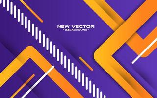 Modern dark navy with futuristic orange lines color combination. vector