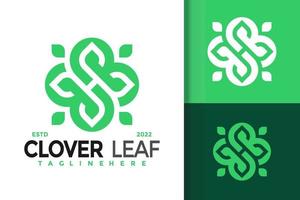 Letter H Clover Leaf Logo Design, brand identity logos vector, modern logo, Logo Designs Vector Illustration Template