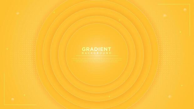 Abstract orange gradient geometric background. With overlap layer wavy shape light effect. Vector background.