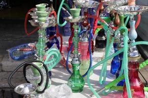 Hookah is a device for smoking among the peoples of the Middle East. photo