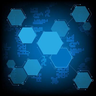 Abstract elements Infographic Hexagon shape data vector Template Process concept for strategy and information education or technology