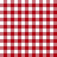 Gingham tablecloth vector seamless pattern
