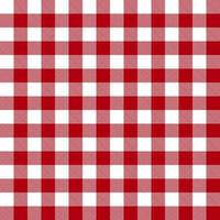 Gingham tablecloth vector seamless pattern