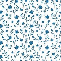 Cute floral pattern in the small flower. Ditsy print. Motifs scattered random. Seamless vector texture. Elegant template for fashion prints. Printing with small flowers. plants background.