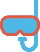 snorkel Flat Icon vector