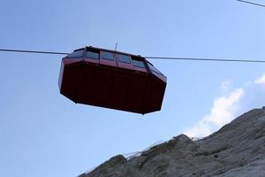 August 17, 2019 . Ropeway at Rosh HaNikra in northern Israel. photo