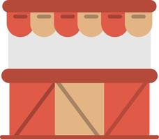 Stand Flat Icon vector