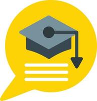 Education Flat Icon vector