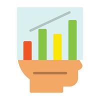 Analytics Flat Icon vector