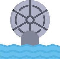 Sewer Flat Icon vector