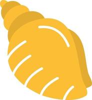 Conch Flat Icon vector