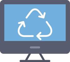 Recycle Flat Icon vector