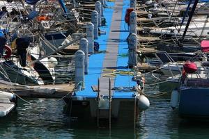 Sea berth for boats and yachts photo