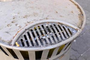 Ashtray - a place for tobacco ash and cigarette butts photo