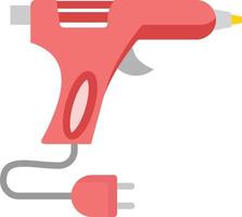 Glue Gun Flat Icon vector