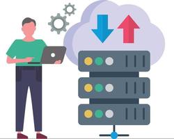 Database Illustration Design vector