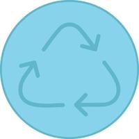 Recycling Flat Icon vector