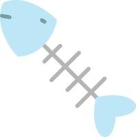 Fish Bone Flat Icon vector
