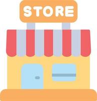 Store Flat Icon vector