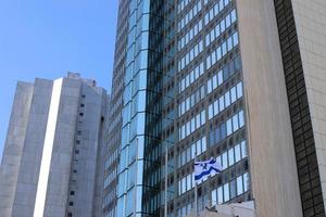 May 12, 2020 . Skyscrapers in the city of Tel Aviv in Israel. photo