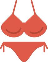 Bikni Flat Icon vector