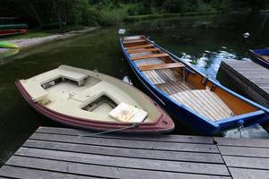 Berth on the seashore for mooring boats and yachts. photo