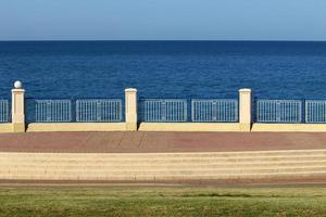 Coast of the Mediterranean Sea in the north of the State of Israel. photo