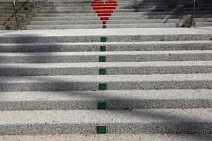 Staircase for going up and down. photo