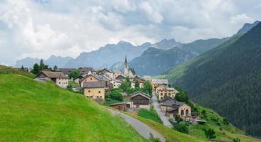 Village of Guarda, Switzerland photo