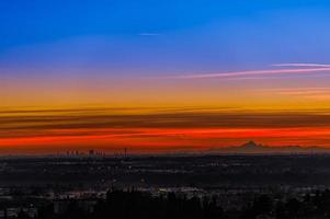 Milán desde Bérgamo alto foto