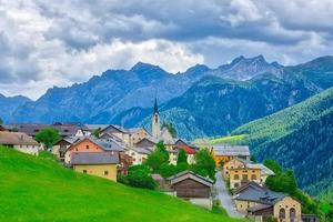 Village of Guarda, Switzerland photo