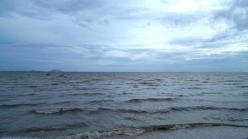 bangsaen strand in chonburi, thailand video