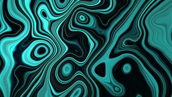 vídeo de desenho de arte fluida, textura acrílica abstrata com ondas coloridas. cenário de mistura de tinta líquida com respingo e redemoinho. movimento de fundo detalhado com cores transbordando azul, rosa e turquesa. video
